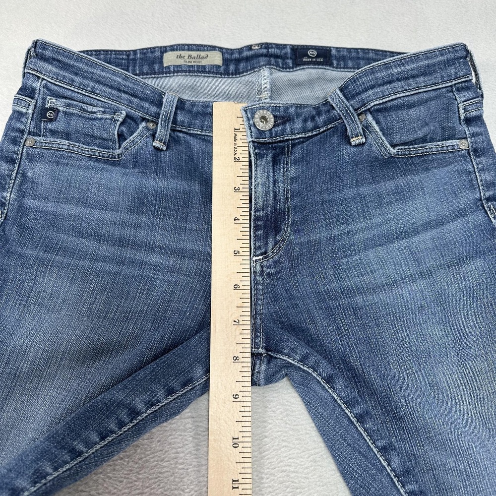 AG Adriano Goldschmied Women's Boot Cut Jeans — Medium Blue Wash - Picture 13 of 13